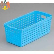 Inomata plastic basket 29x13x12.3cm - blue