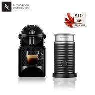 Nespresso Inissia &amp; Aeroccino Bundle + FREE 7pcs capsules (FOC $10 Coffee Voc)