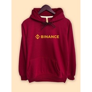 Premium Hoodie Jacket with crypto kripto Binance BNB - M design