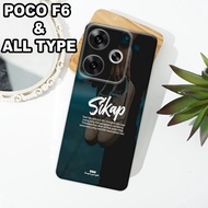 G20 - XIAOMI Case Latest F6 5Gpoco 2024 - Flexible rubber material - QUATES MOTIF - XIAOMI silicone 