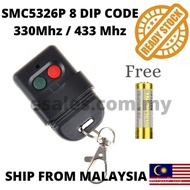 Auto Gate Remote Control SMC5326P 330Mhz/433 Mhz DIP Switch 8 Digits Auto Gate Wireless Remote