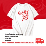 INDONESIAN 78th Anniversary T-SHIRT 01 - T-SHIRT - CUSTOM T-SHIRT