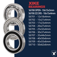 XiKe S6700 S6701 S6702 S6703 S6704 S6705 S6706 S6707 S6708 S6709 S6710  2RS/ZZ/Open Deep Groove Ball