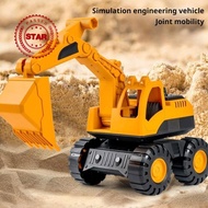 Truck Toys Excavator Mixer Truck Boom Truck Dumper Truck Bulldozer Large Car Toys For Boys D1t7