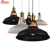 Đèn thả đui đồng trang trí - Đèn thả trang trí quán cafe - Đã gồm bóng Edison ST64