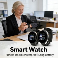 Sports Watch1.44 Inch Watch Smart Color Round Monitor Sleep Step Heart Rate Blood Pressure Badge D18