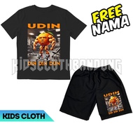 FREE NAME CHILDREN'S T-SHIRT SET CHILDREN'S PANTS UDIN DIN DUN T-SHIRT CHILDREN'S CLOTHES ANOMALI CH