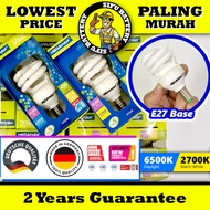 MEGAMAN CFL Light Bulb E27 2700k Warm White 6500K Daylight (5W / 8W ) Mentol Rumah