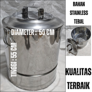 DANDANG BESAR/LANGSENG JUMBO UKURAN 50CM STAINLESS TEBAL