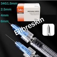 33G Sterile Small needle Disposable Small Needle 34G 25mm13mm4mm6mm 50pcs 100pcs