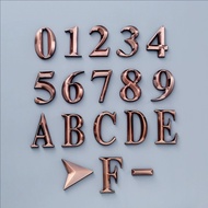 Digital Number Plate Three-Dimensional Number House Number Sticky Hotel House Number Room Number Pla