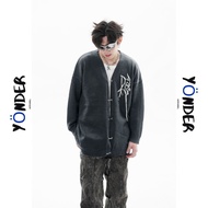 YONDER | JEE Grey Cardigan - men's cardigan, women's cardigan, men's gray cardigan, women's gray car