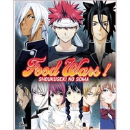 DVD ANIME Food Wars: Shokugeki no Soma (Season 1~2)