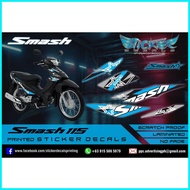 Suzuki Smash 115 Stock Decals