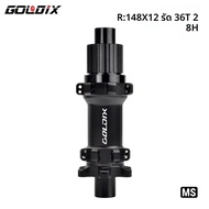 GOLDIX M370 MTB Hub 28 H - 36 T Ratchet HG/XD/MS Freehub 6-Bolt Disc Boost 148x12 110x15 141x10 100x