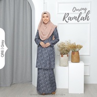 [XS-5XL] RAMLAH KURUNG COTTON Baju Kurung Moden Plus Size Ready Stock