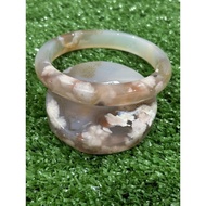 59mm Sakura agate bangle