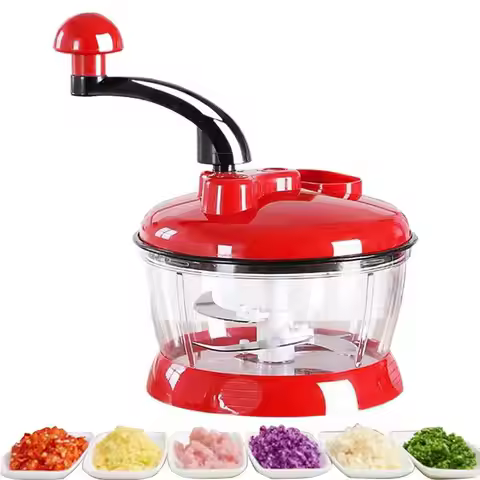 Manual Hand Chopper 2L Vegetable Chopper with Large Capacity Garlic Chopper Portable Sturdy Onion Ch