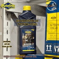 PUTOLINE ENGINE OIL 4T 10W-40 SEMI-SYNTHETIC SCOOTER OIL ENGINE OIL PUTOLINE SEMI SYNTHETIC SCOOTER 