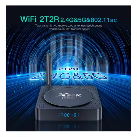 X98K Pro Android 11 TV Box Rockchip RK3566 Quad Core 4GB 32GB 8K External Antenna Dual Wifi 1000M LA