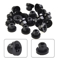 Plastic Nut Accessories Kit For BMW With Ring BlackNylon E46 E60 E61 E65