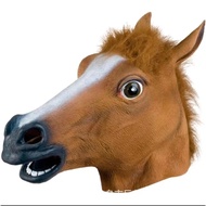 Horse Mask Animal Headgear Dog Horse King Halloween Animal Horse Horror Mask