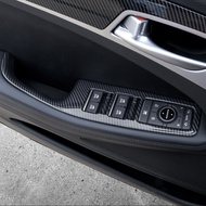 High Quality-Suitable for 2013~2019 Genesis Genesis G80 Lift Window Panel Carbon Fiber Pattern Inter