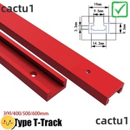 CACTU 1Pcs T-Slot Track, Aluminium Alloy Slide Guide Rail T-Track,  19 Type 19x9.5mm 300-600mm T Sli