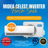 Midea 3.0HP Celest Split Type Inverter Aircon FP-53AST030KEIV-F4