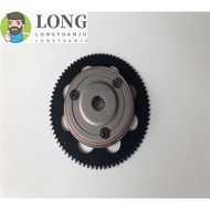Motorcycle Starter Clutch Assembly for Yamaha ZY100 JOG100 RS100 RSZ100 JOG 100 149QMG One Way Beari