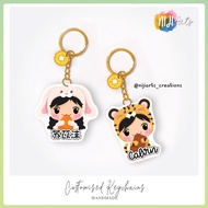 [SG LOCAL] Zodiac Customised Keychain / Bag Tag / Accessories / Handmade / Personalised Keychain