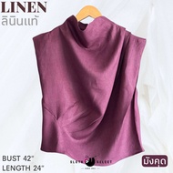 SLOTH SELECT เสื้อลินินแท้💯 ทรงคอถ่วง