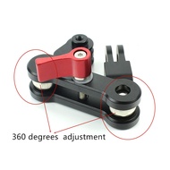 For Gopro Accessories Aluminum 360 Degree Adjustment Arm For Go pro Hero 10 9 8 7 6 5 SJ YI 4K Mount