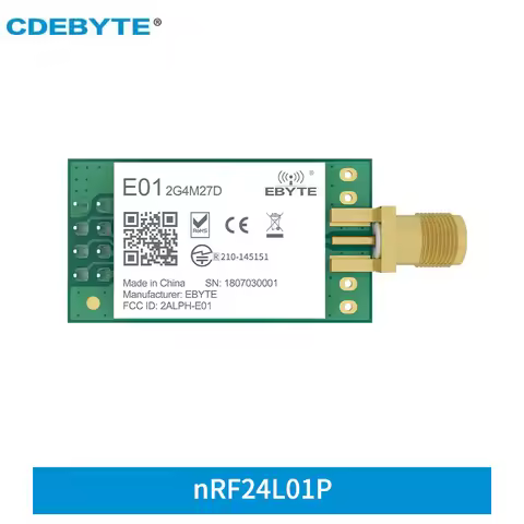 Wireless Module CDEBYTE E01-2G4M27D nRF24L01P 27dBm nRF24L01 PA LNA Long Range 2.4GHz SPI DIP IoT Mo