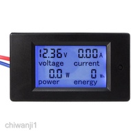 Ready 6.5-100V DC Meter Amp kWh Watt Digital Multimeter 20A