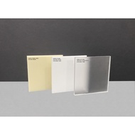 Color Acrylic Sheet Beige White Frosted | Customized Size | Thickness 3mm