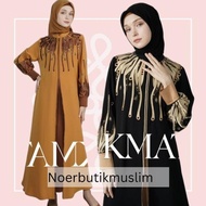 Hikmat Fashion Original A5544 Abaya Hikmat  noerbutikmuslim Gamis