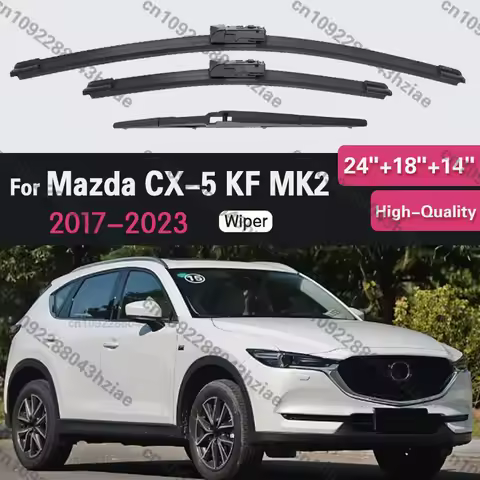 Wiper Blades Set For Mazda CX5 CX-5 CX 5 KF MK2 Front Rear Windshield Windscreen Wiper Window 2017 2