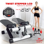 SPEEDS Sport Alat Fitness Olahraga Adjustable Stepper Gym Alat Injak Olahraga Kaki Dilengkapi Layar LCD 042-50