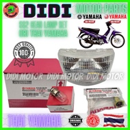 DIDI MOTORPARTS Y110 SS2 Head Lamp Set Ori Thai Yamaha，Ss Two Head Lamp Socket Bulb Mentol Original 