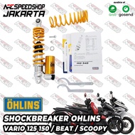 PROMO- SHOCK BREAKER OHLINS VARIO 125/150 / BEAT / SCOOPY HO 545-Kumma.id
