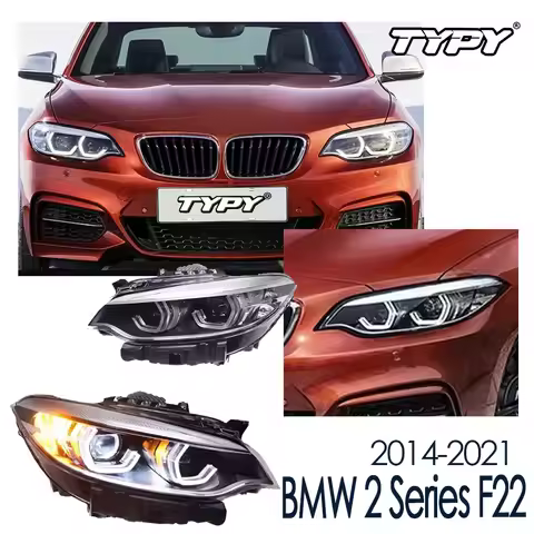 Suitable For BMW 2 Series F22 Headlight Assembly F23 LED Spoon Daytime Running Light Lens Headlight