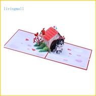 LIVI Delicate 3D Popup Dog House Greeting Card For Birthdays Holidays And Parties