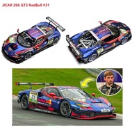 JICAR JC 1: 64 Leap Horse 296 GT3 #31号 Red Bull Coating Alloy Car Model