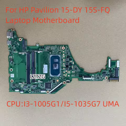Motherboard For HP Pavilion 15-DY 15S-FQ DA0P5DMB8C0 Laptop Mainboard CPU I3-1005G1/I5-1035G7 UMA 10
