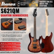 Ibanez S Series S621QM Double Humbucker Electric Guitar - Dragon Eye Burst ( S621QM-DEB / S621-QM / 