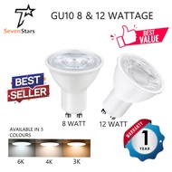 GU10 8 & 12 WATT LED BULB