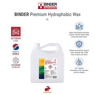 4 Litre BINDER Korea Premium Hydrophobic Wax by Fireball Hydrophobic Coating Ceramic Coating Water R