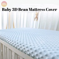 Premium Quality Velvety Soft 3D Beans Design Baby Fitted Mattress Cover ( 120cm x 60cm ) Cadar Tilam