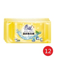 【春風】濕式衛生紙40抽3包*12組